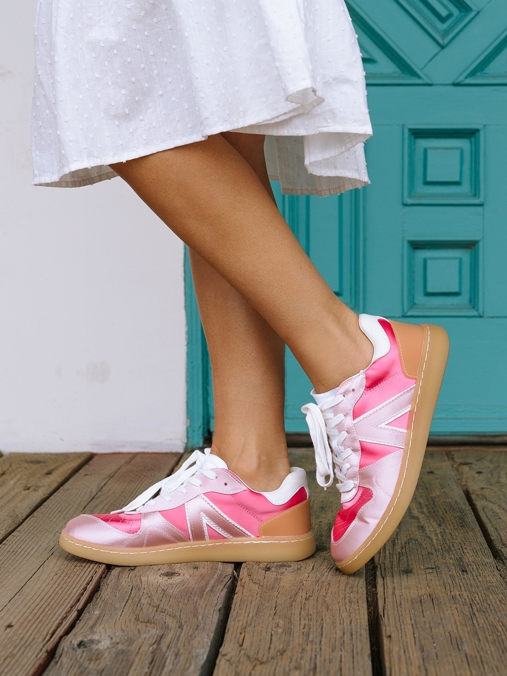 MIA Vesta Colorblock Street Style Sneakers | Trendy Casual Lace-Up Shoes Size 9